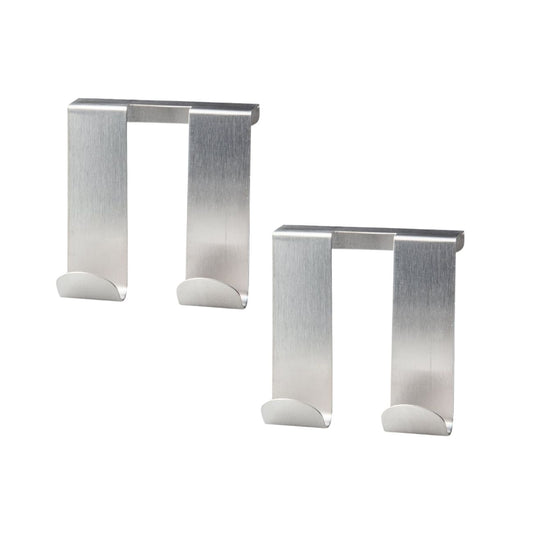 Lot de 2 crochets muraux en métal Fackelmann Tecno
