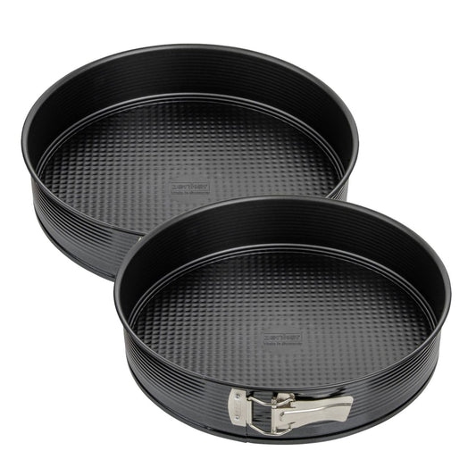 Ensemble de 2 Moules à manqué à charnière 30 cm Zenker Black Metallic