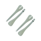 Set de 2 ustensiles de cuisine couverts à salade en plastique Fackelmann Basic