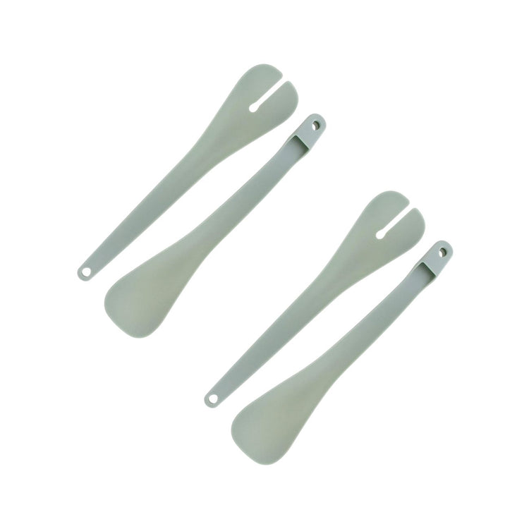 Ensemble de 2 Lots de couverts à salade en plastique Fackelmann