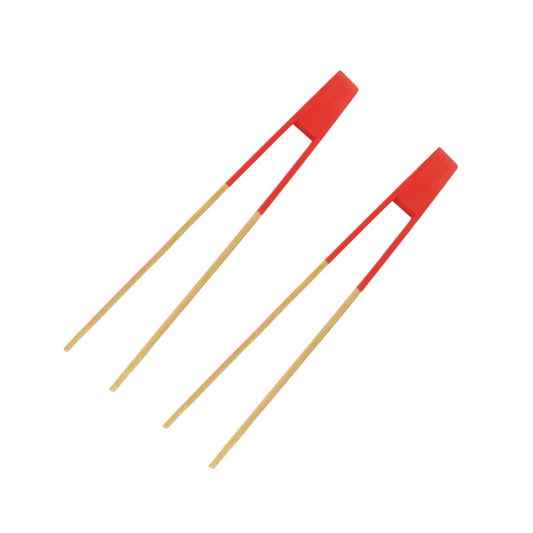 Set de 2 ustensiles de cuisine pince cuisine en bois Fackelmann Boisselerie