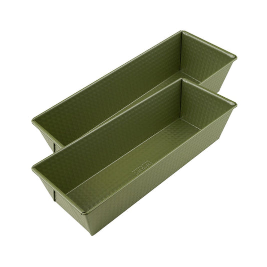 Ensemble de 2 Moules à cake vert 30 cm Zenker Green Vision