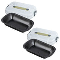 Lot de 2 moules à gâteaux rectangulaires 34/24,5 cm en acier Zenker Bake Click and Go