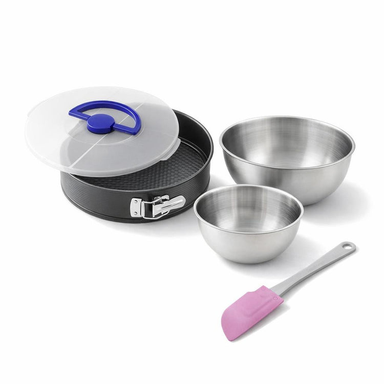 Set de 4 ustensiles de pâtisserie moule à manqué bol et spatule Collection Zenker pure