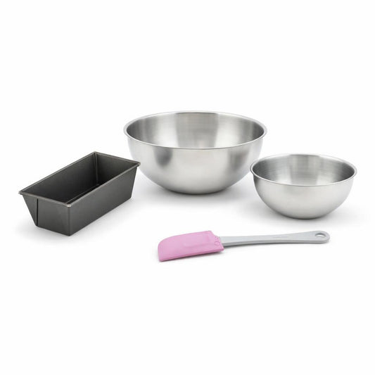 Set de 4 ustensiles de pâtisserie moule à gâteaux 2 bols et spatule Spécial mini Spécial mini Zenker  Spécial mini
