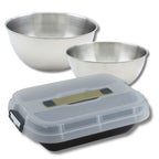 Set de 4 ustensiles de pâtisserie moule à gâteaux 2 bols et spatule de cuisine Zenker Bake Click and Go