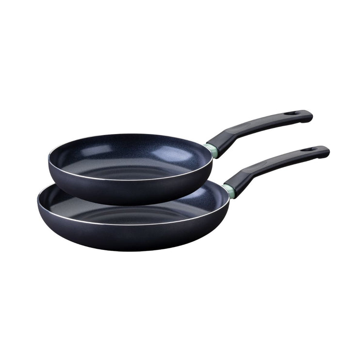 Set de 2 poêles antiadhésives céramique 24 et 28 cm Fackelmann Brandao