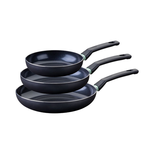 Set de 3 poêles antiadhésives céramique 20, 24 et 28 cm Fackelmann Brandao