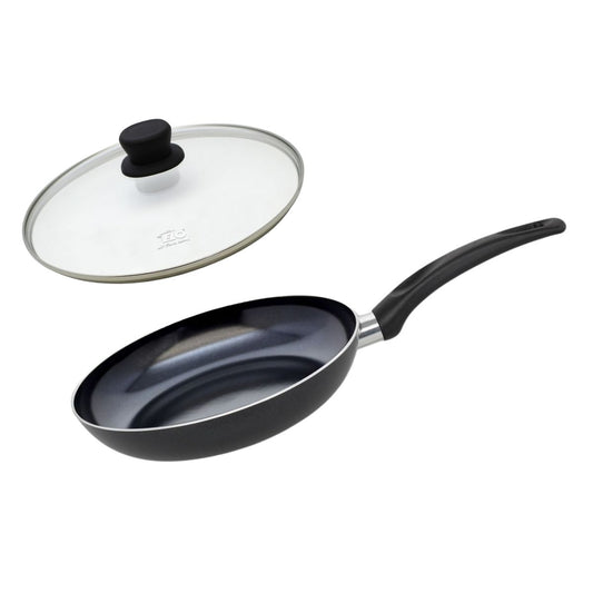 Set Poêle 32 cm céramique sans PFAS et couvercle Elo Prima Cucina