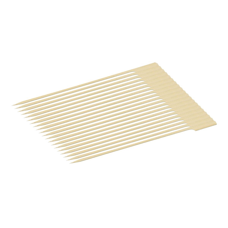 Lot de 100 pics à brochette en bois de 25 cm Fackelmann Wood Edition