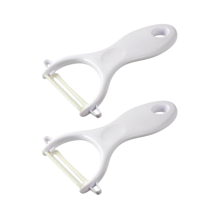 Lot de 2 rasoirs à légumes lame céramique couleur aléatoire 13 cm Fackelmann Colors Edition