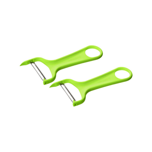 Lot de 2 rasoirs à légumes, éplucheurs à légumes 14 cm Fackelmann