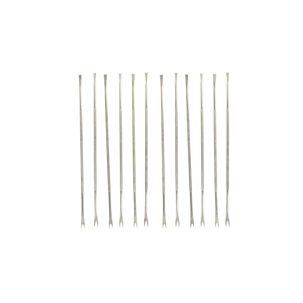 Lot de 12 fourchettes à crustacé en acier inoxydable 18,5 cm Fackelmann