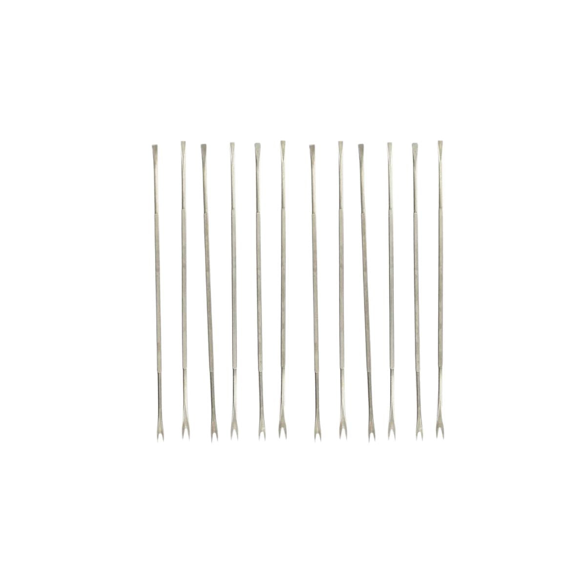Lot de 12 fourchettes à crustacé en acier inoxydable 18,5 cm Fackelmann