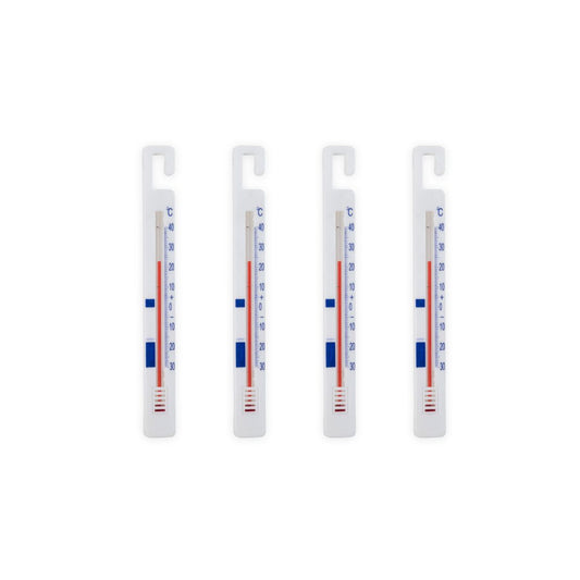 Lot de 4 thermomètres pour réfrigérateur/congélateur Fackelmann Tecno