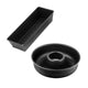 Set de moule à cakes 30,5 x 11,5 cm et moule à savarins 28 cm Zenker Black Metallic