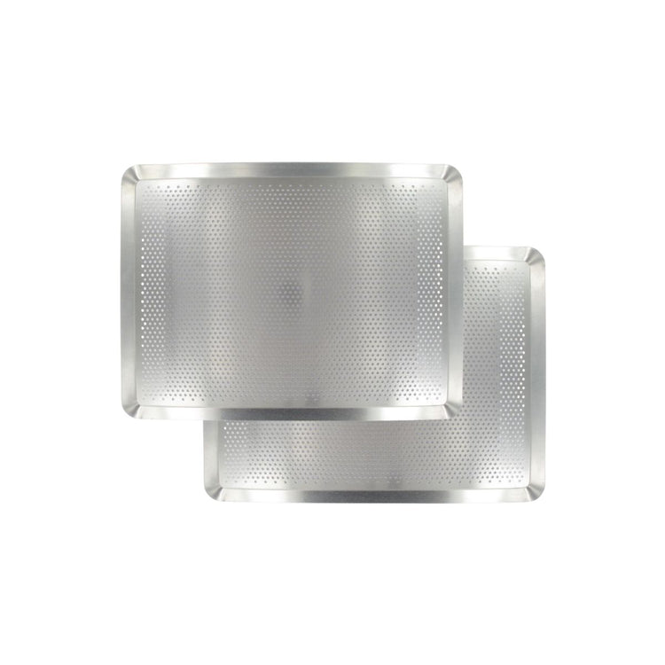 Lot de 2 plaques à pâtisserie perforées en aluminium Zenker Special Cooking