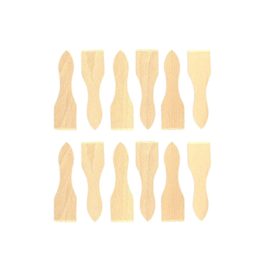 Lot de 12 spatules à raclette en bois FSC Fackelmann