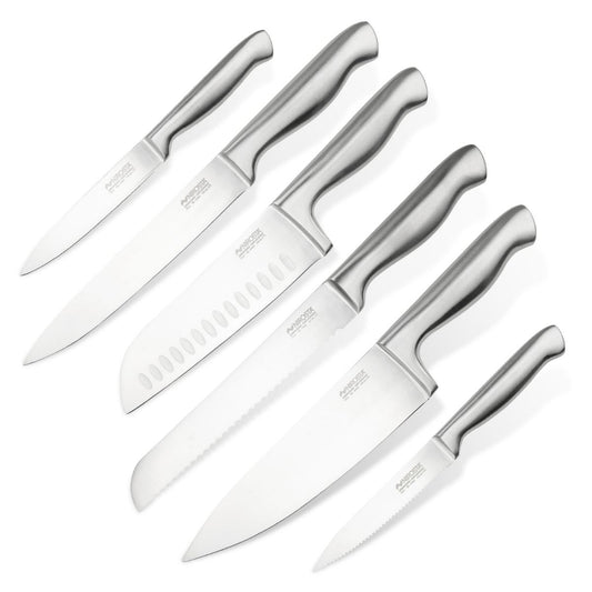 Ensemble de 6 couteaux de cuisine professionnels en inox Nirosta Star