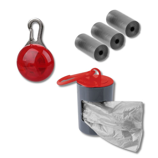 Ensemble 3 accessoires spécial balade chien Fackelmann Animaux