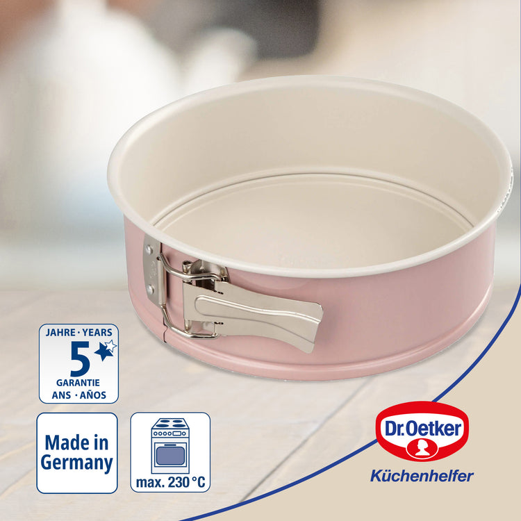 Ensemble de 2 Moules à manqué à charnière 20 cm Dr. Oetker Rétro