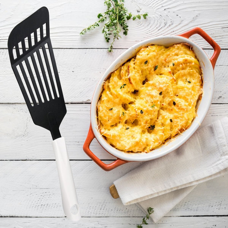 Ensemble de 2 Spatules de cuisine ajourée 32 cm Fackelmann Arcadalina