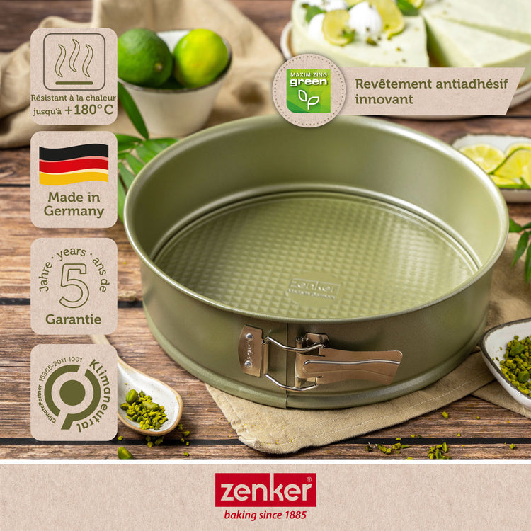 Ensemble de 2 Moules à manqué à charnière 24 cm Zenker Green Vision