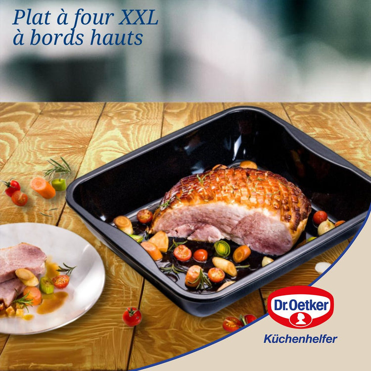 Plat à four XXL à bords hauts Dr Oetker Back-Idee Kreativ