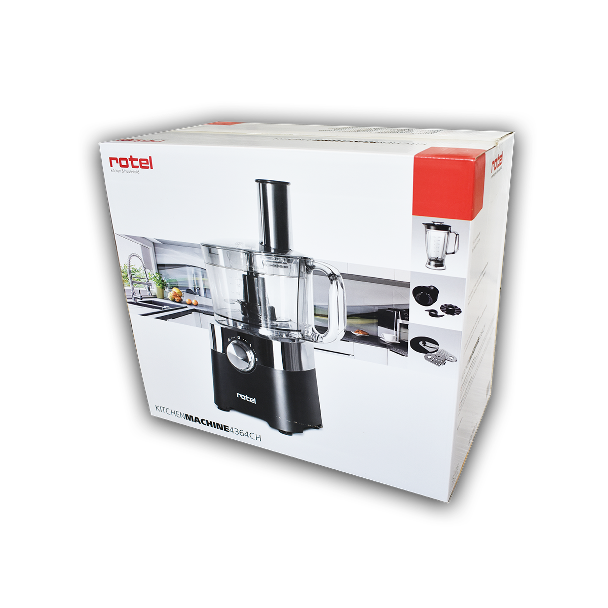 Robot de cuisine multifonction électrique Rotel