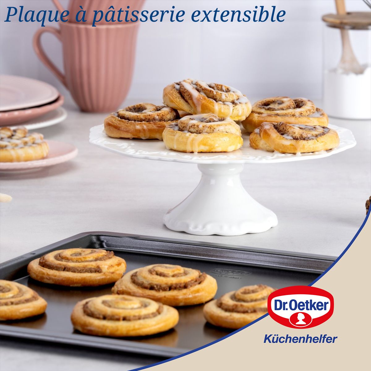 Plaque four extensible Dr Oetker Tradition