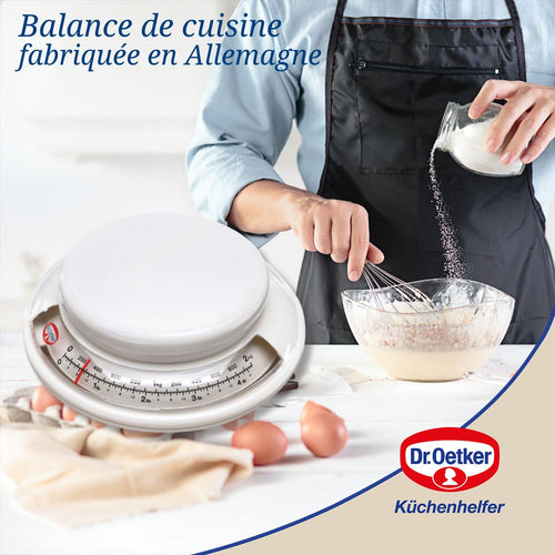 Balance de cuisine sans pile 2 kg Dr. Oetker Baker Edition