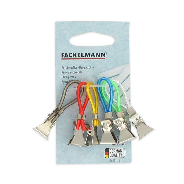 Lot de 6 pinces à accrocher multicolore Fackelmann Tecno