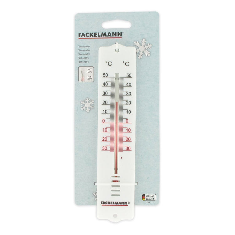 Thermomètre d'intérieur et d'extérieur plastique Fackelmann Tecno