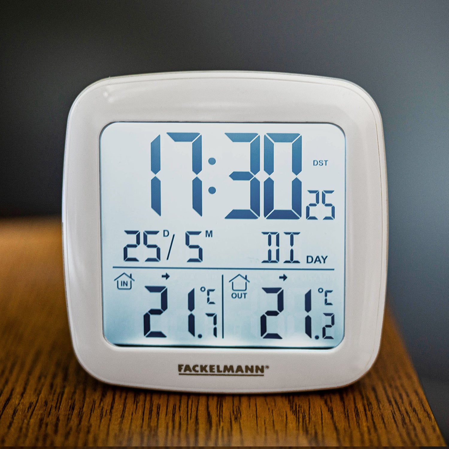 Thermomètre numérique radio-réveil Fackelmann Tecno