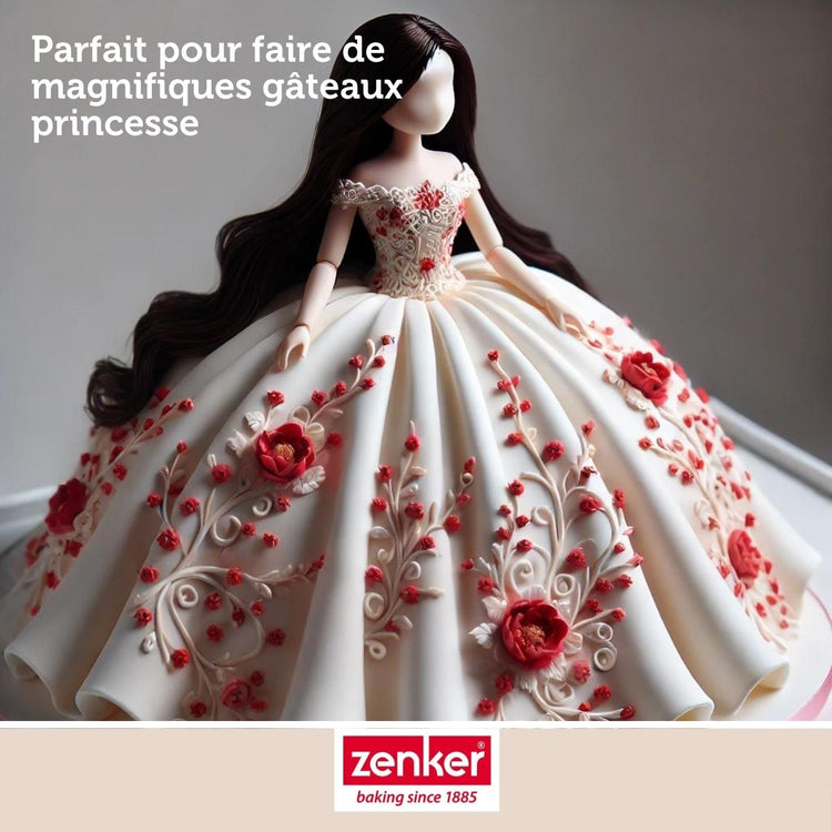 Set pâtisserie avec moule demi-sphère pour gâteau créatif, 2 bols à mixer, verre mesureur et spatule Zenker