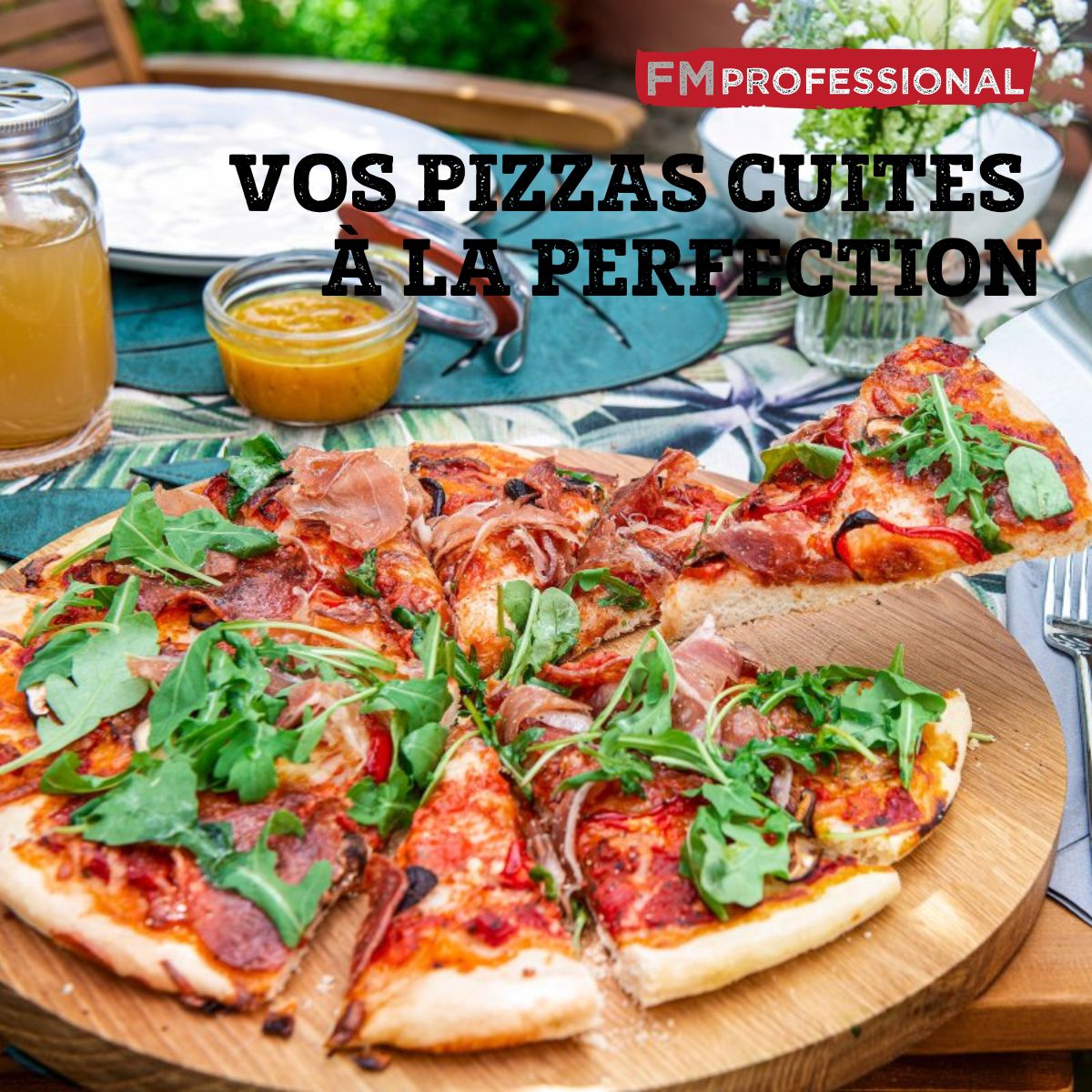 Plaque pizza FM Professional