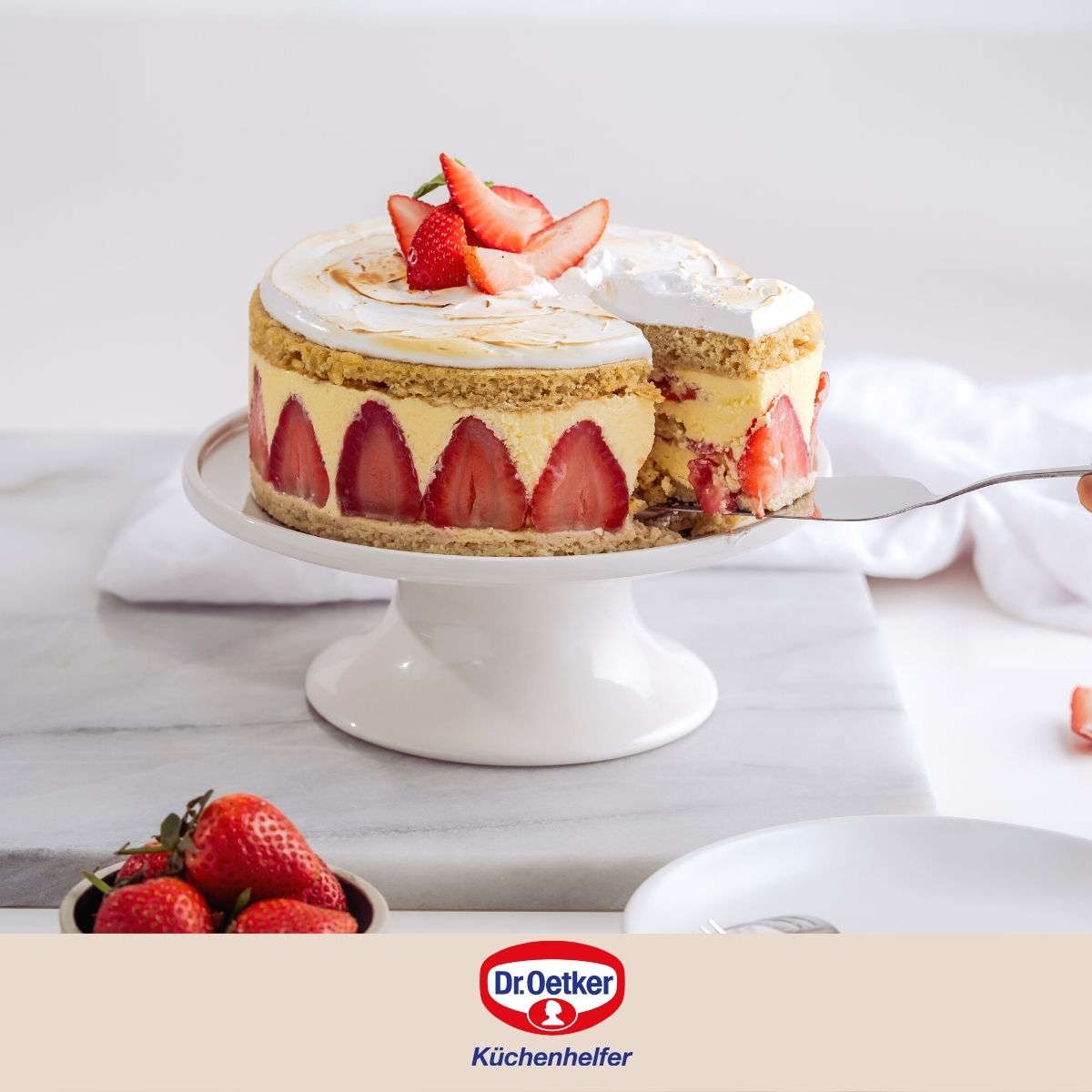 Moule à manqué fond amovible 26,5 cm Dr Oetker Back Liebe