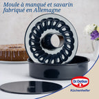 Moule à manqué et savarin double fond 28 cm Dr. Oetker Back Liebe