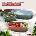 Lunchbox Terracotta à compartiment réglable 1 litre sans BPA Fackelmann Storage