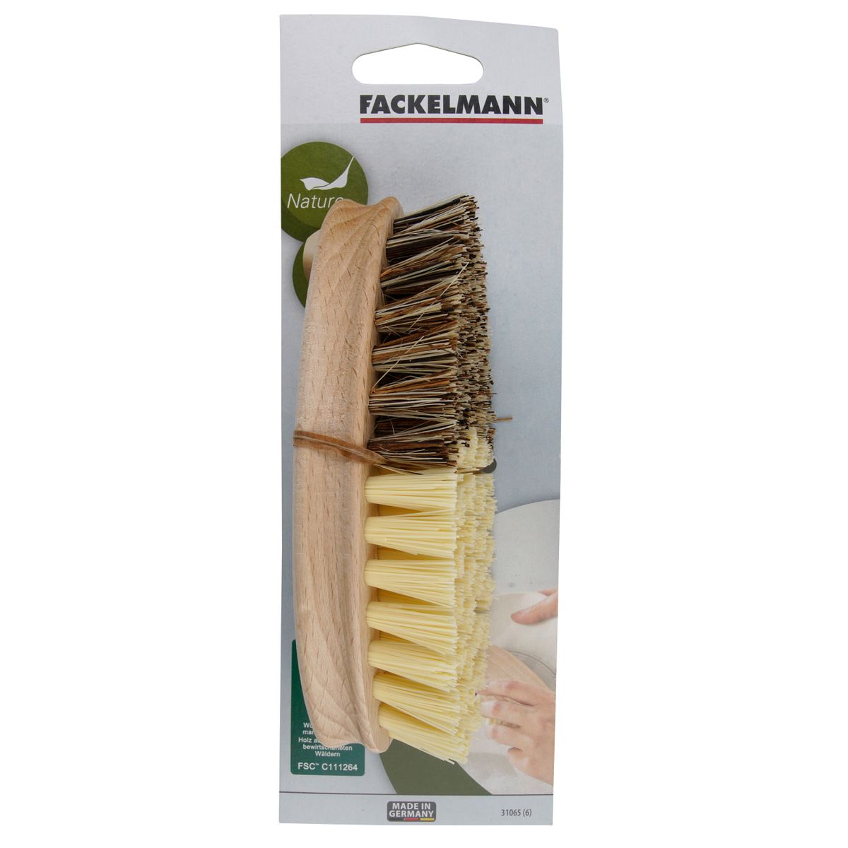 Brosse à légumes en bois FSC Fackelmann Eco Friendly