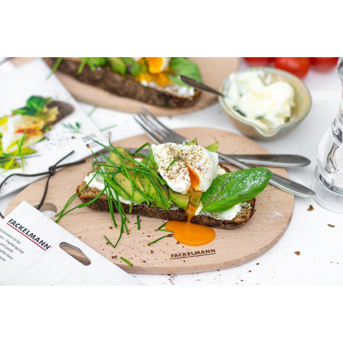 Planche à découper ovale en bois FSC Fackelmann Eco Friendly