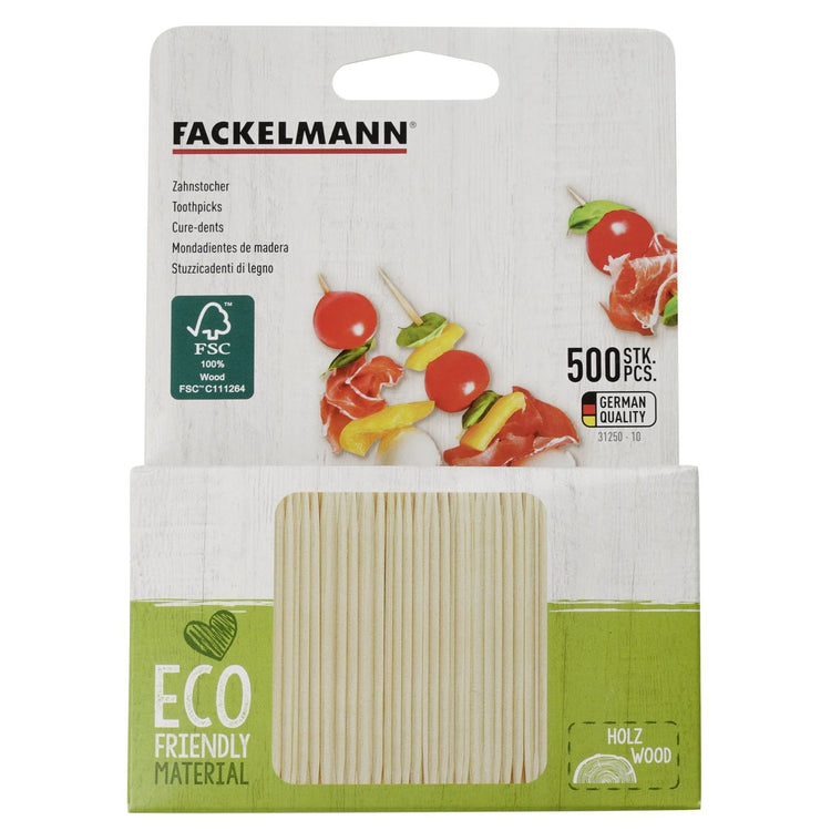 500 cure-dents Fackelmann Eco Friendly
