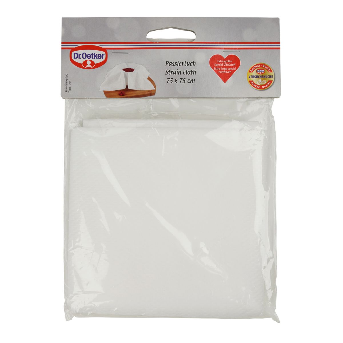 Tissu filtrant pour confiture Dr Oetker Confiture