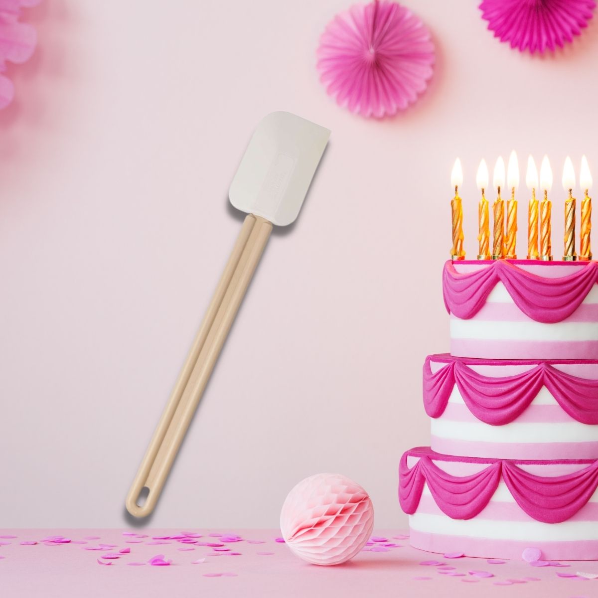 Spatule à pâtisserie en résine 42 cm Fackelmann