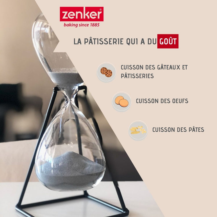 Minuteur de cuisine magnétique 1h en acier Zenker Smart Pastry