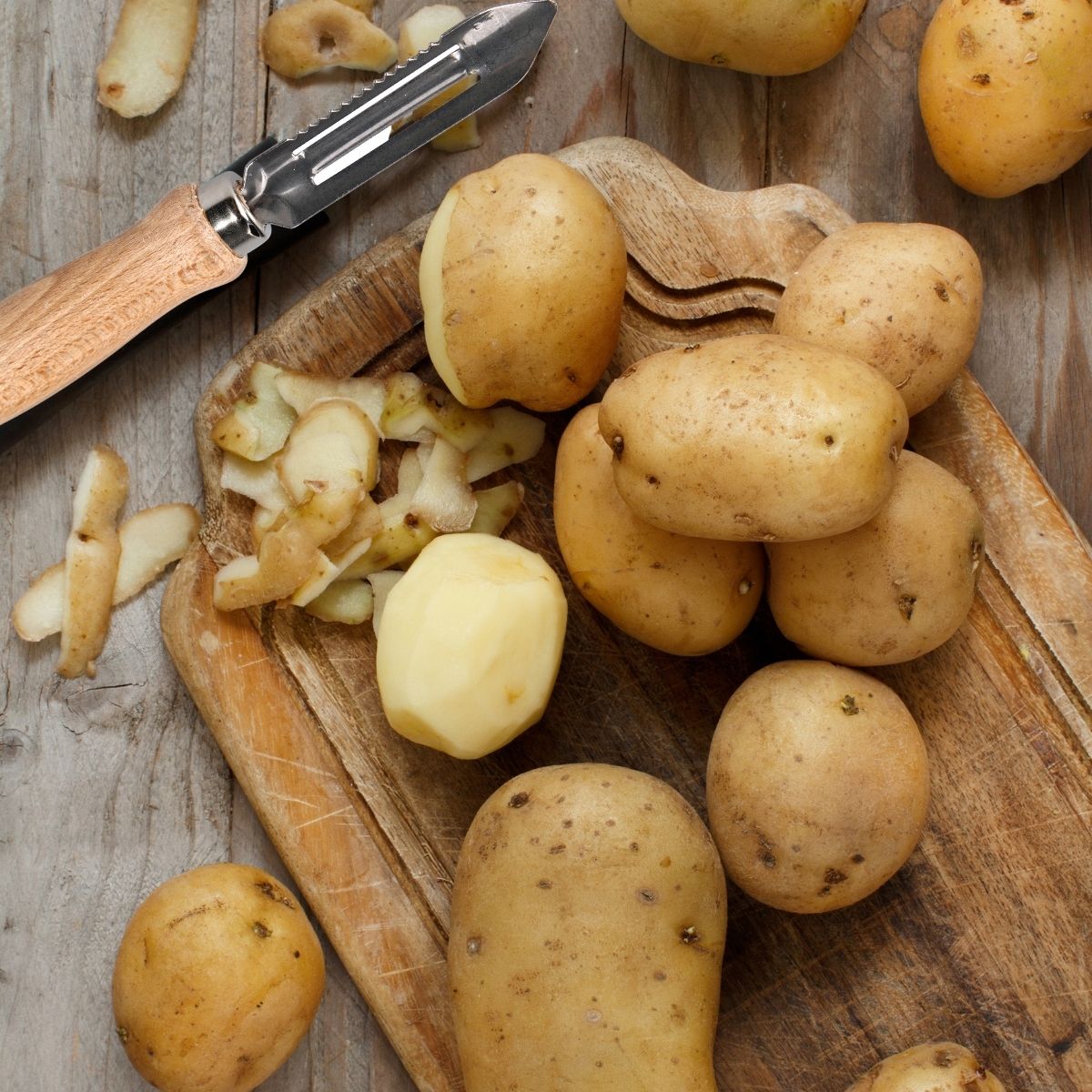 Eplucheur à légumes type économe Fackelmann Wood Edition