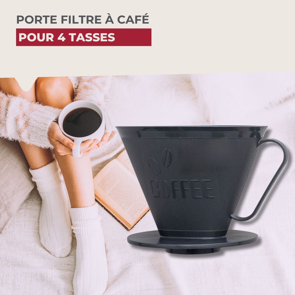 Porte filtre à café universel Fackelmann