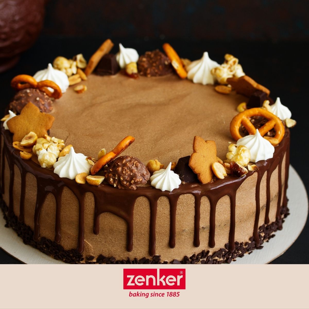 Moule à manqué à charnière 25 cm Zenker Smart Pastry