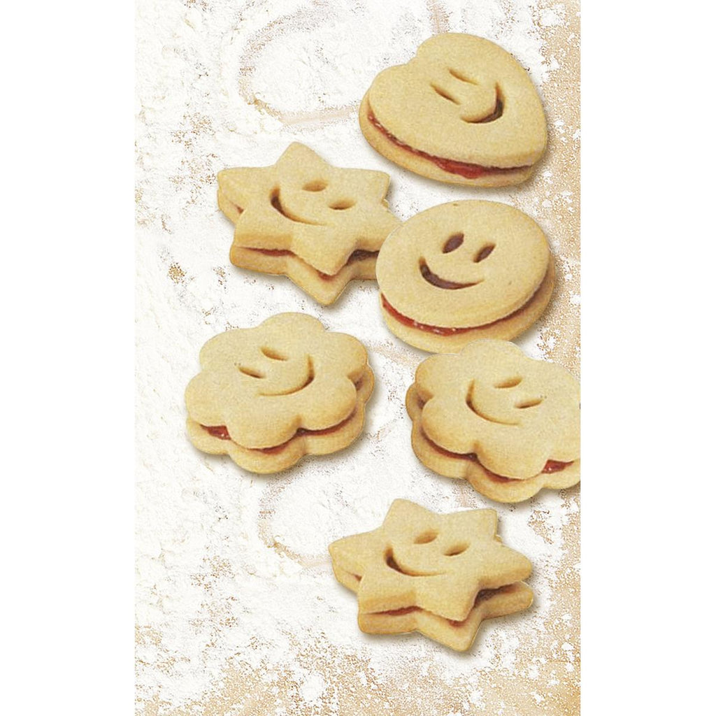 Lot de 2 emporte-pièces smiley Zenker