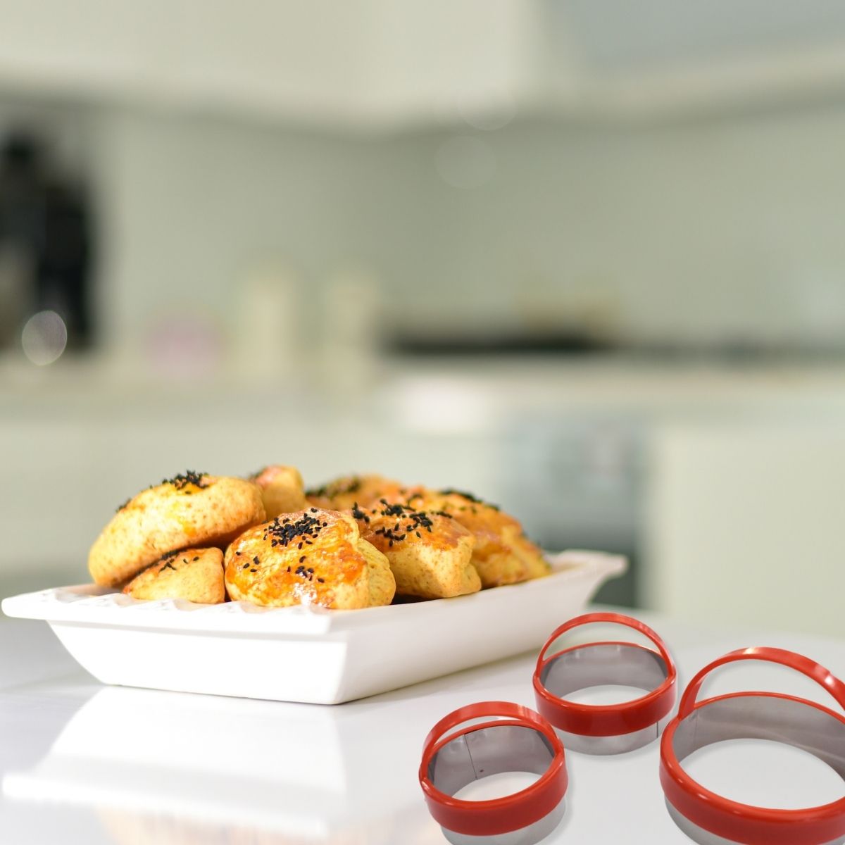 Lot de 3 emporte-pièces ronds avec poignée Zenker